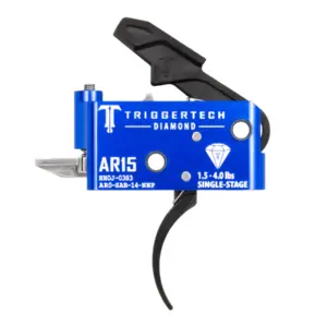 TriggerTech AR15 1-Stage Diamond, 0,7-1,8 kg - Pro Curved Black