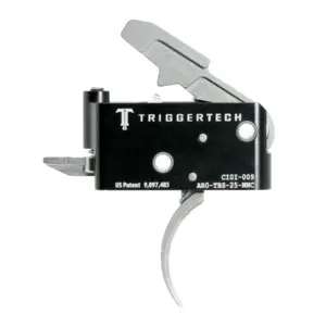 TriggerTech AR15 Adaptable, 1,1 - 2,3 kg - Curved SS