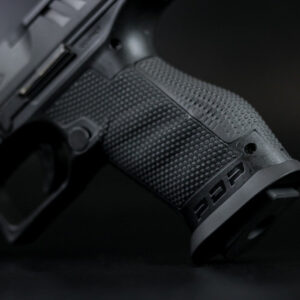 Lok Grips Walther PDP full size Magwell - Brass - Sort Cerakote