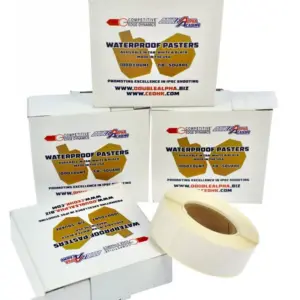 CED/DAA Waterproof Target Pasters - Hvid