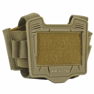 Agilite Universal Helmet Cover Rear Pouch - Coyote Tan