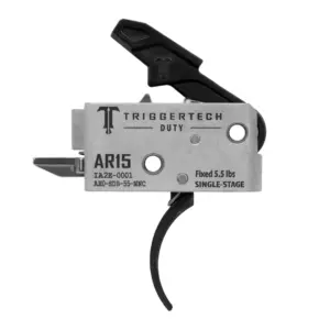 TriggerTech AR-15 Duty Trigger - single stage - 5.5 lbs, Traditional Curved