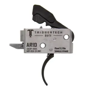 TriggerTech AR-10 Duty Trigger - single stage - 3.5 lbs, Traditional Curved