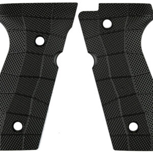 Lok Grips Beretta 92 Thin GridLOK Brass - Sort Cerakote