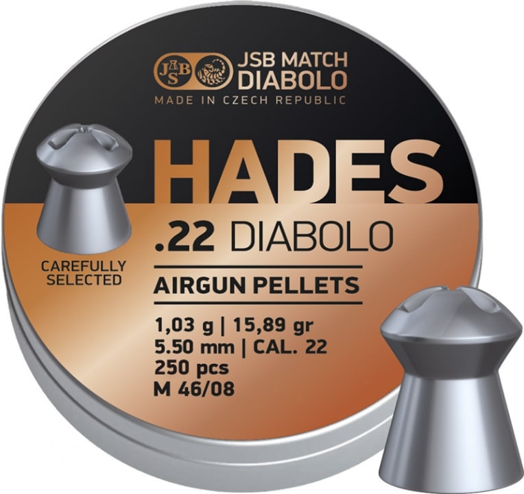 JSB Hades .22 1,03g 250 stk