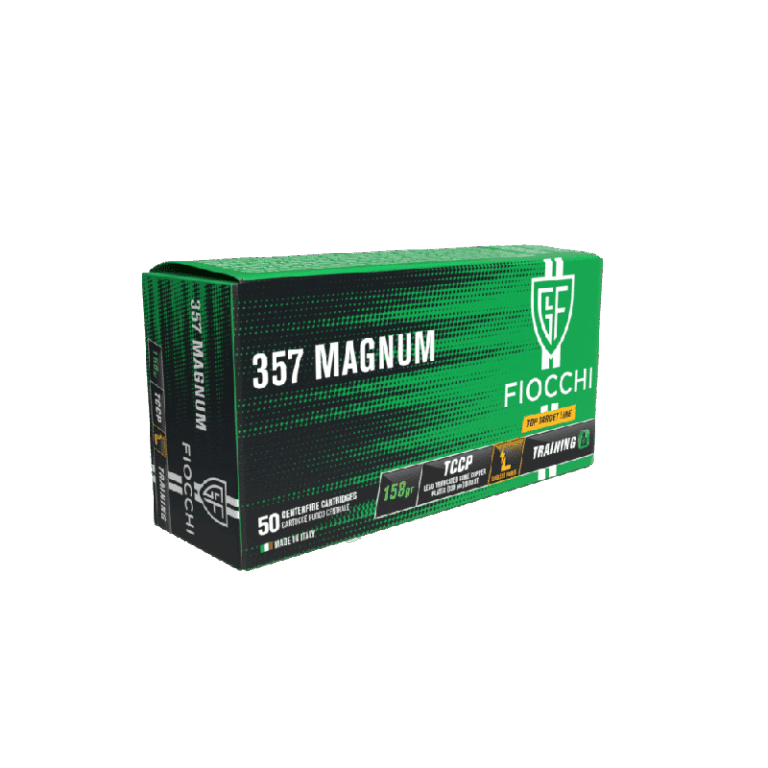FIOCCHI .357 MAGNUM COPPER PLATED 158 GR.