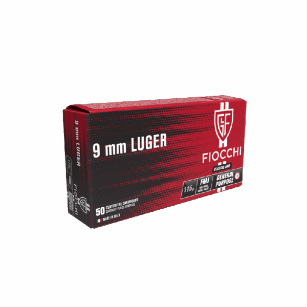 Fiocchi 9mm luger 115gr FMJ