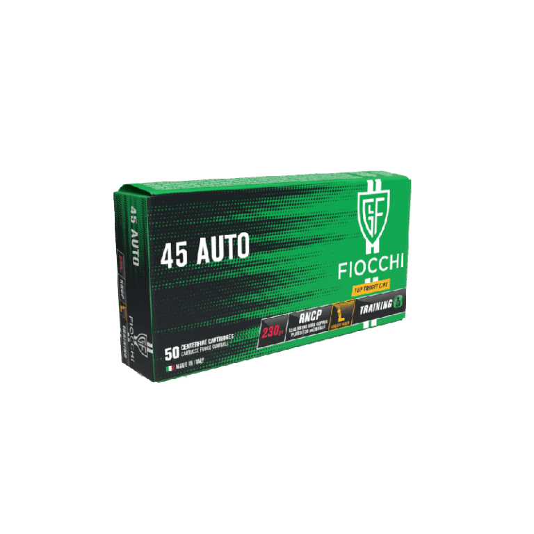 FIOCCHI .45 ACP COPPER PLATED 230 GR.