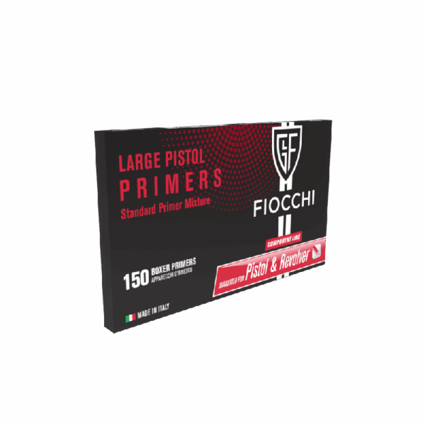 Fiocchi Large Pistol fænghætter - 150 stk