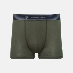 Thermowave Men&rsquo;s Merino Life Boxers - Forest Green, S