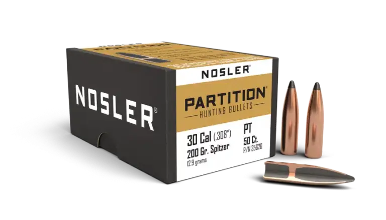 Nosler .30 Caliber 200gr Partition (50ct)