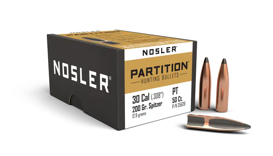 Nosler .30 Caliber 200gr Partition (50ct)
