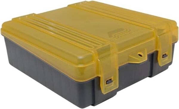 Plano Cartridge box .38 -.357 mag amber/charcoal 100 rds