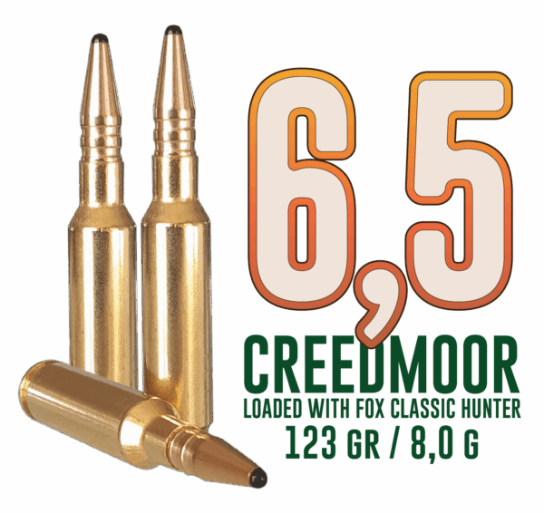 Fox Ammunition 6,5 Creedmoor - 123 gr, 20 stk
