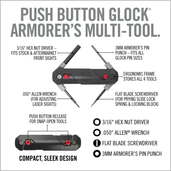 REAL AVID 4-in-1 Tool for Glock