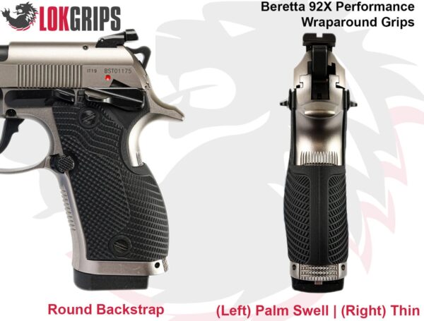 lok Grips Beretta 92X Performance Veloce Wraparound