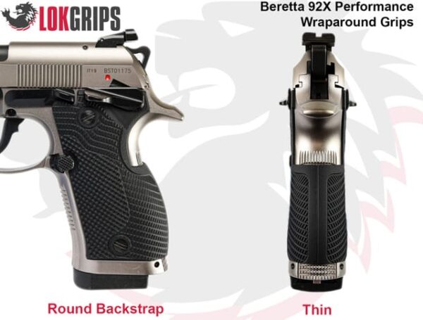 lok Grips Beretta 92X Performance Veloce Wraparound