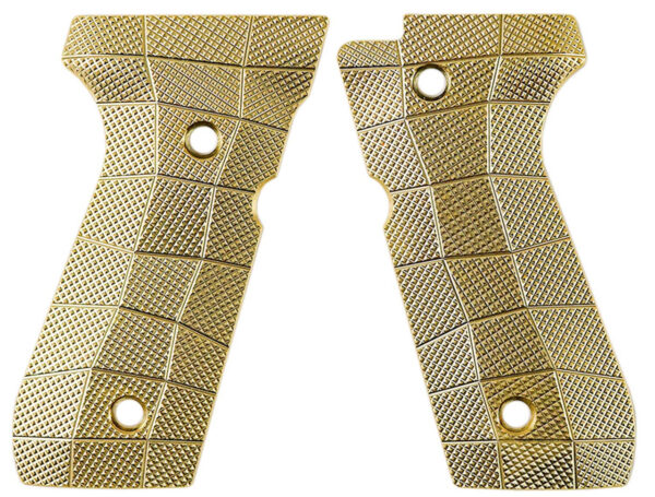 Lok Grips Beretta 92 Thin GridLOK Brass