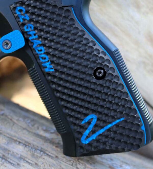 Lok Grips CZ Shadow 2 Palm Swell Bogies - Color-Fill "CZ Shadow" & "2" w/ Liner