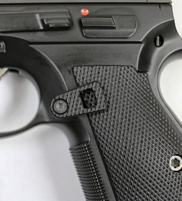 Lok Grips Shadow 2 G10 Mag Release Button - Oversized