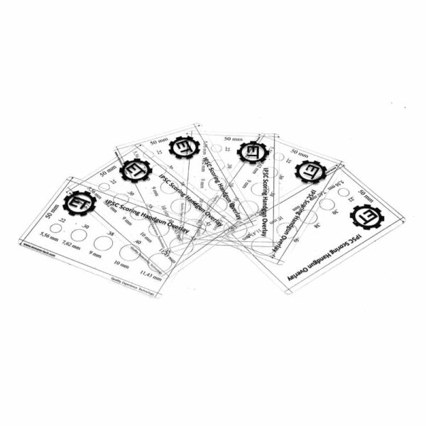Eemann Tech IPSC Scoring Handgun Overlay