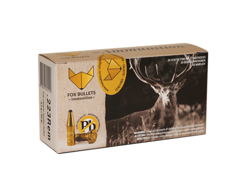 Fox Ammunition .223 Rem - 50 gr, 20 stk