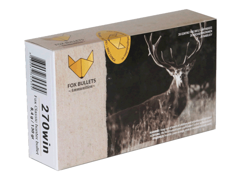 Fox Ammunition 270 Win - 130 gr, 20 stk