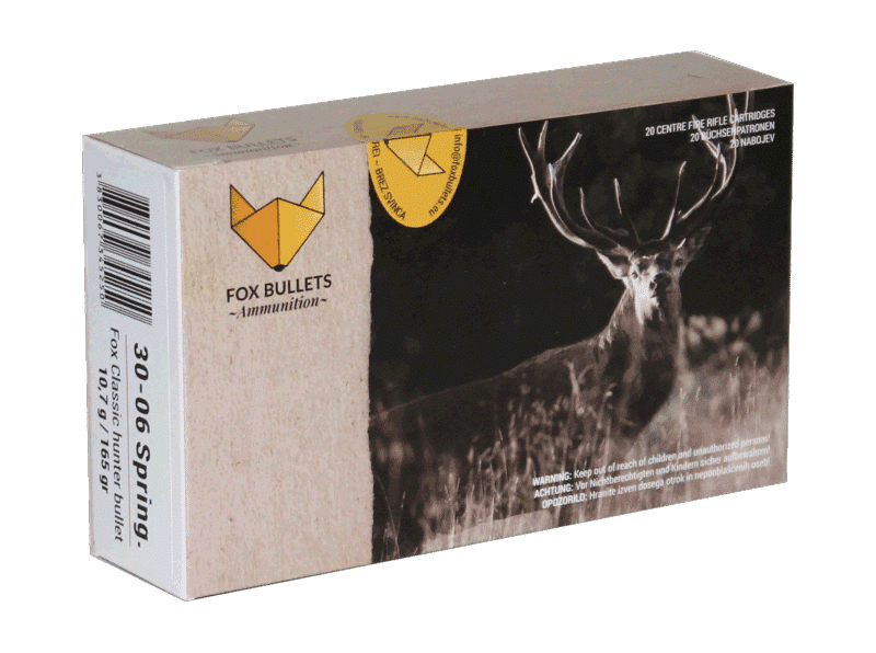 Fox Ammunition 30-06 Spring. - 165 gr, 20 stk