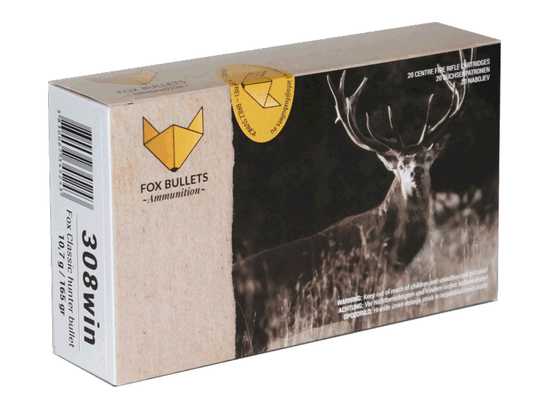 Fox Ammunition 308 Win - 165 gr, 20 stk