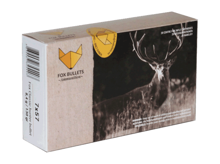 Fox Ammunition 7x57 - 130 gr, 20 stk