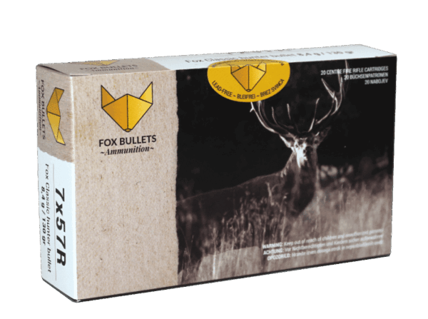 Fox Ammunition 7x57R - 130 gr, 20 stk