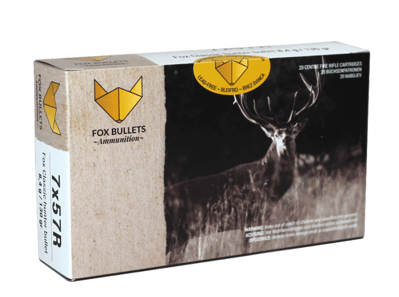 Fox Ammunition 7x57R - 130 gr, 20 stk