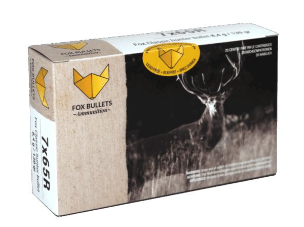 Fox Ammunition 7x65R - 130 gr, 20 stk