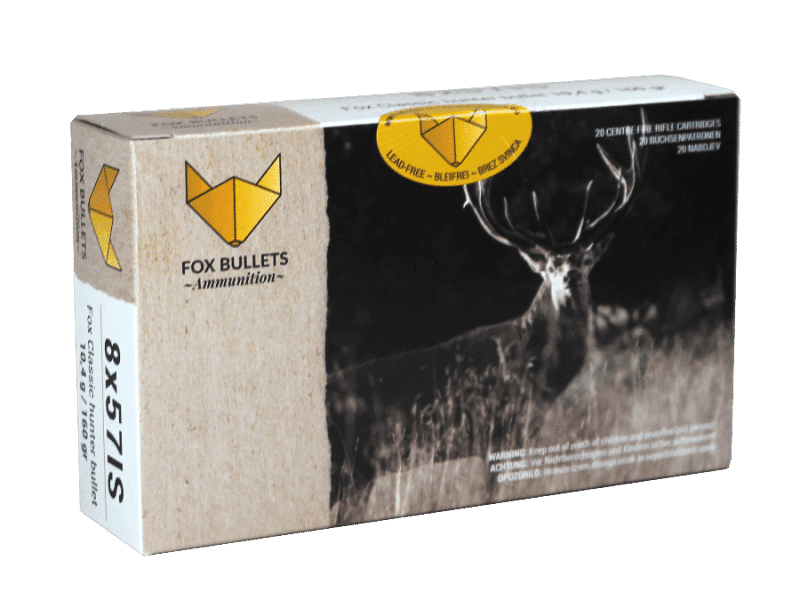 Fox Ammunition 8x57 IS - 160 gr, 20 stk