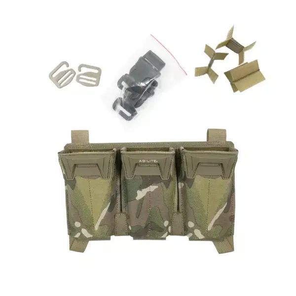 Agilite PINCER™ PLACARD MULTI-CALIBER TRIPLE MAG POUCH