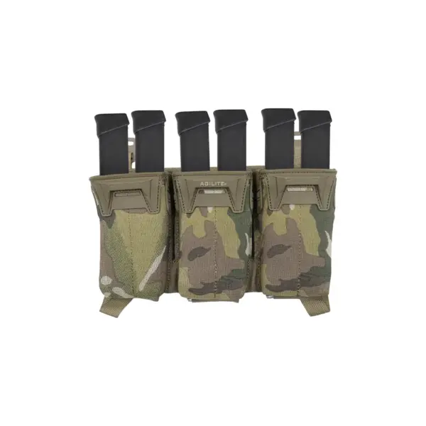 Agilite PINCER™ PLACARD MULTI-CALIBER TRIPLE MAG POUCH