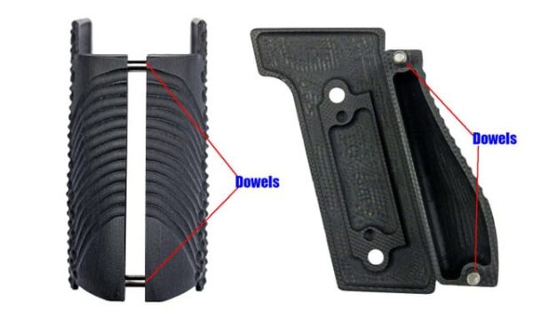 Lok Grips Walther Q5 | Q4 Steel Frame Bogies Greb