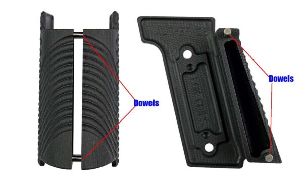 Lok Grips Walther Q5 | Q4 | PDP Compact Steel Frame Thin Bogies