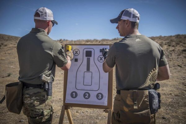 PXQT - PISTOL EXCERCISE/QUALIFICATION TARGET - papir - 100 stk