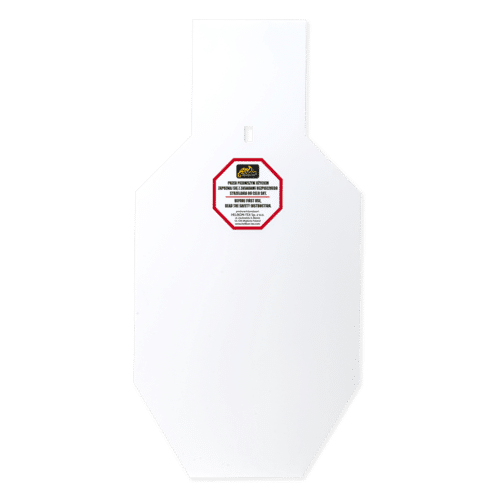 SRT TORSO TARGET - HARDOX 600 STEEL - WHITE