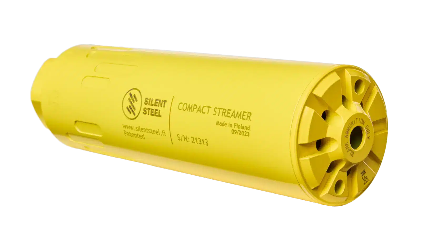 Blank Compact Streamer suppressor Yellow