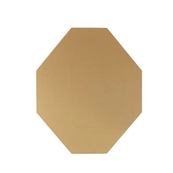 Eemann Tech cardboard IPSC Target TAN/WHITE - 100 stk/pakke