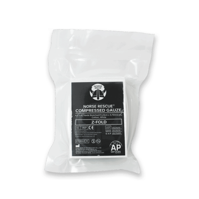 NORSE RESCUE Compressed Gauze Z-fold
