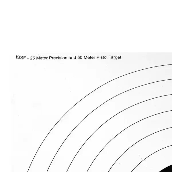 Eemann Tech ISSF 25M Precision & 50M Pistol Target - 100 stk.
