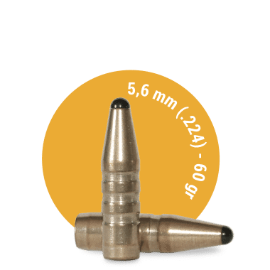 Fox Classic hunter 5,6 mm (.224) - 60 gr - 50 stk