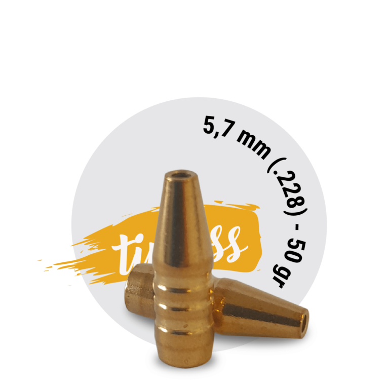 Fox Classic hunter 5,7 mm (.228) - 50 gr-TIPLESS - 50 stk
