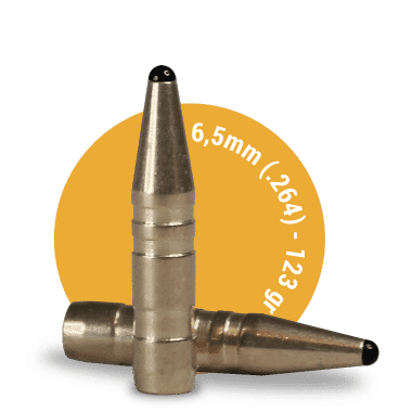 Fox Classic hunter 6,5 mm (.264) - 123 gr - 50 stk