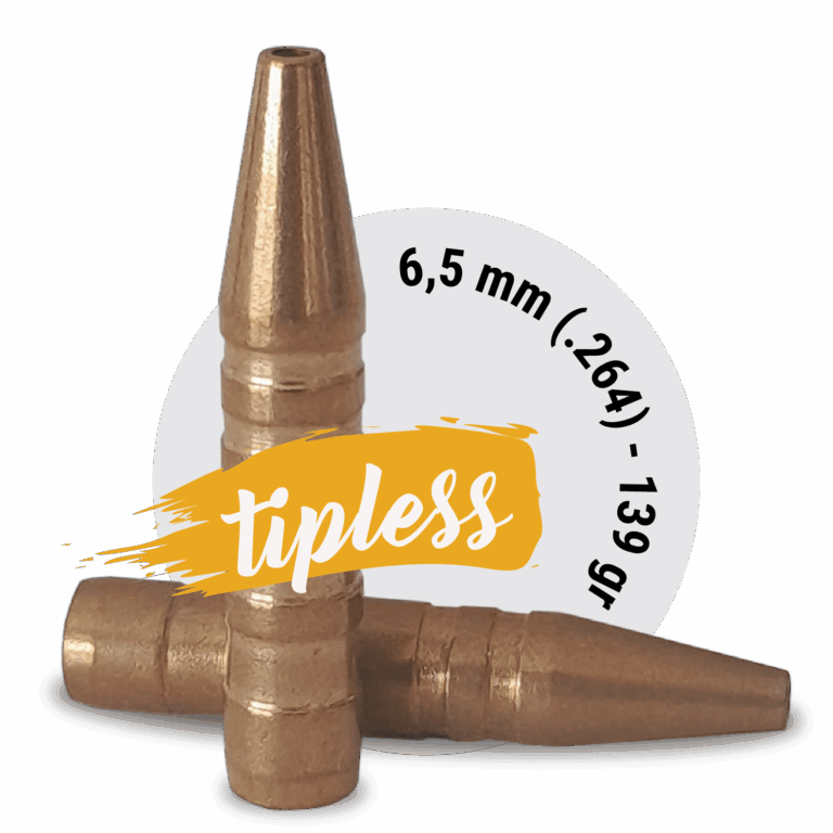 Fox Classic hunter 6,5 mm (.264) - 139 gr-TIPLESS - 50 stk