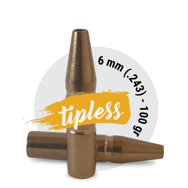 Fox Classic hunter 6 mm (.243) - 100 gr-TIPLESS - 50 stk