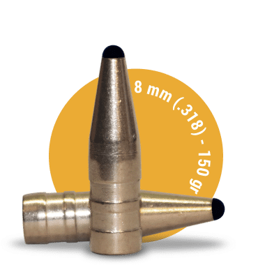 Fox Classic hunter 8 mm (.318) - 150 gr - 50 stk